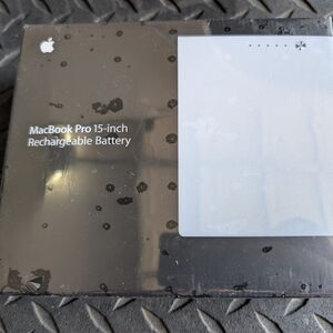Apple MacBook Pro 15-inch Rechargeable Battery - Black and Silver
